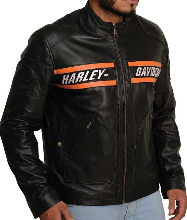 HD Bill Goldberg WWE Classic Black Premium HD Cowhide Leather Motorcycle Riding Jacket